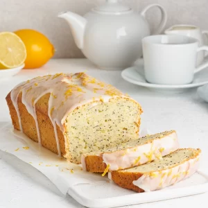 Lemon Poppyseed Sweet Bread Slice